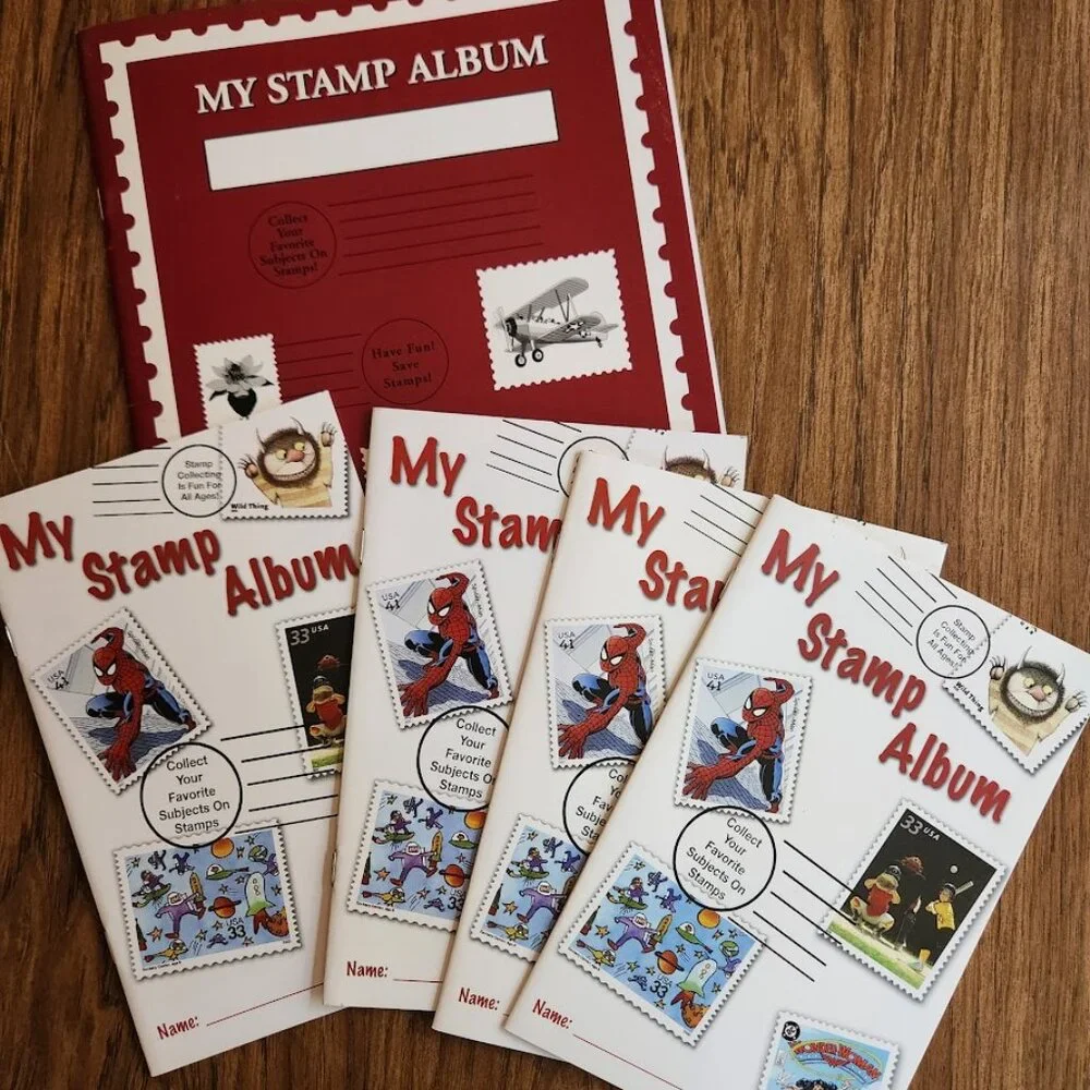 NEW Stamp Albums Bundle Lot Stamps Album Booklets Books Book  Beginner's stamp